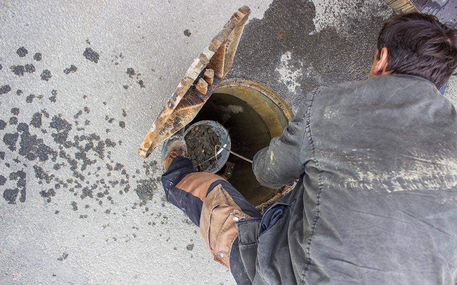 canalisation egout Beynes